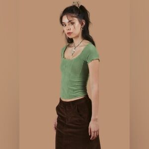 Unif Date Top- Green